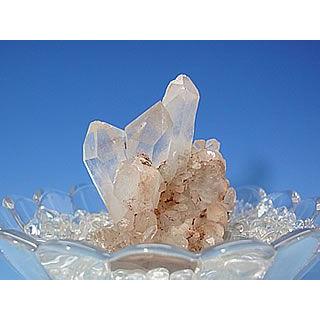 ヒマラヤ産のレムリアンシード水晶クラスター☆パワーストーン浄化2点