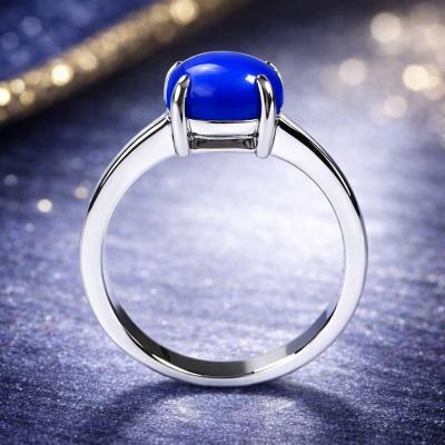 「スーパーラピス」と呼ばれる最高クラスのラピスラズリ最高グレード★入手困難★ラピスラズリの指輪/銀価格驚異の高騰シルバー925　使用　CP30 爆買 | 芦屋ダイヤモンド | 02