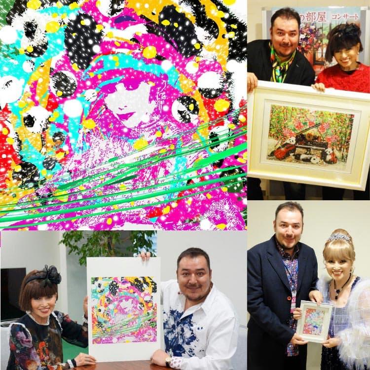 伊勢神宮 「絵画を持ち歩く」財布 日本TOPクラスの作家 レオン
