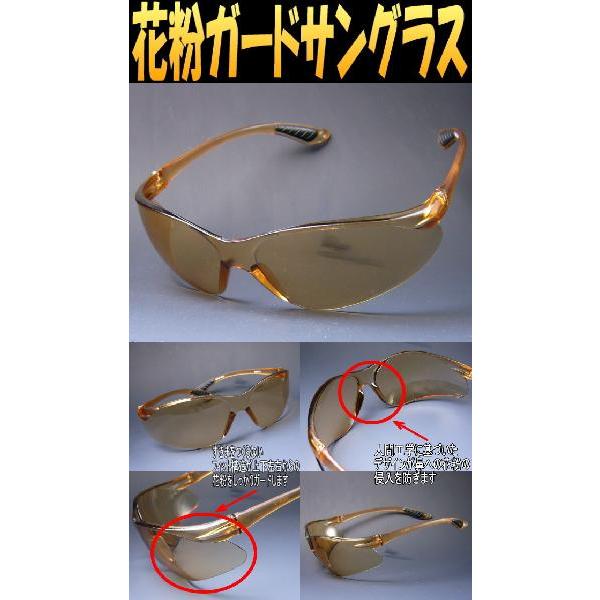 花粉防止サングラス：伊達メガネ/花粉症 メガネ |  | 01