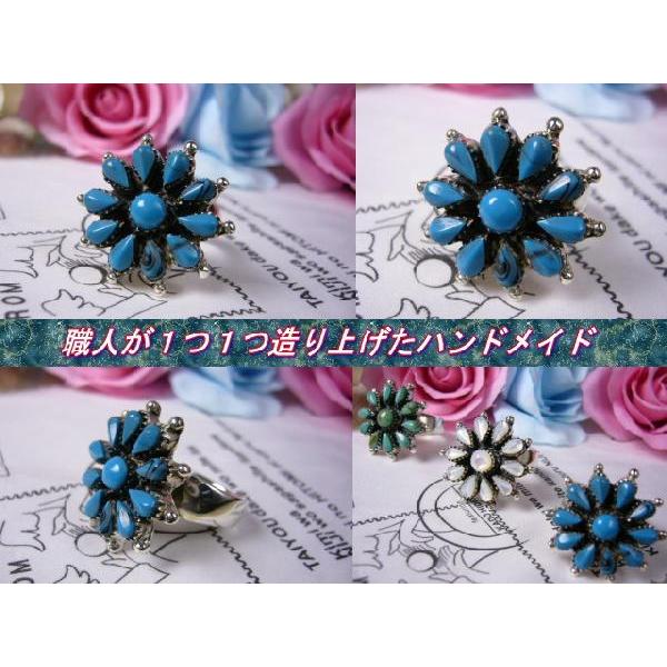 本物ネイビーストーン★手作り★ハンドメイド彫金★シルバー925リング★ |  | 01