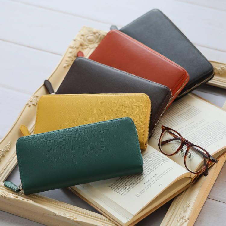 高級 本革 財布 イタリア職人の誇りフルグレインレザー ラウンドファスナー長財布 ＼16万円が91％OFF／ 世界中の牛革で最高級 カーフスキン 初売り2026 CP5 PR | 芦屋ダイヤモンド