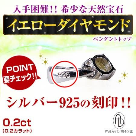 ネックレス＼29万7,000円が90%OFF 送料無料／入手困難 希少 天然宝石 イエローダイヤモンド ペンダントトップ 保証書 ポーチ付き 芦屋ダイヤモンド正規品 セール | 芦屋ダイヤモンド | 05