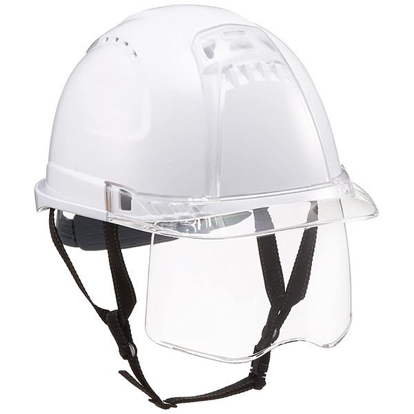 トーヨー ヘルメット シールド付 白（ひさしスモーク） No391F-S-C トーヨーセーフティ |  | 01