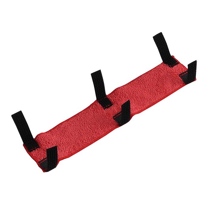 汗取り　デコパット　ヘルメット取付式　赤 NO-67 トーヨーセフティ　メール便送料無料 | 