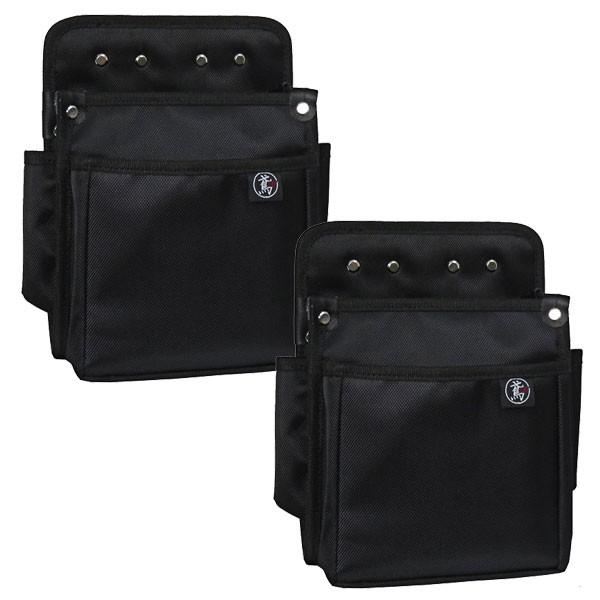 腰袋2段 電工用（特大） 【まとめ買い2個セット】 3B 鳶 | 