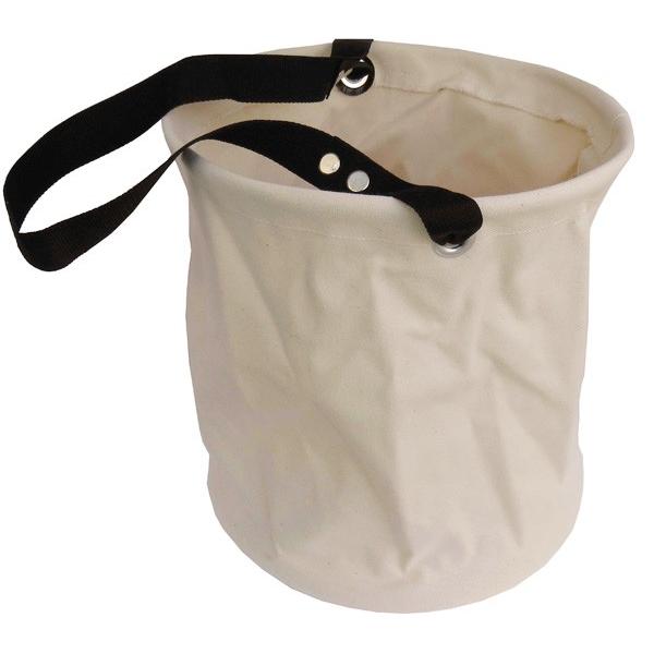 電工バケツ 帆布 6号 W30cm 底面補強付 持ち手PPテープ AS-37 アストロシップ | 