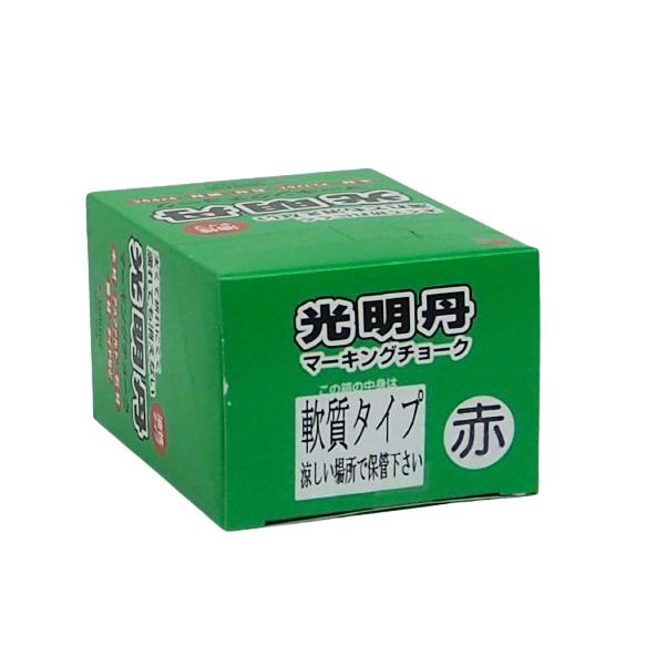 光明丹マーキングチョーク軟質　赤　(12本パック)　S30102　赤色　祥碩堂 |  | 02