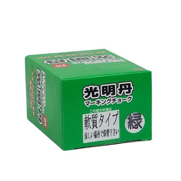光明丹マーキングチョーク軟質　緑　(12本パック)　 S30109　緑色　祥碩堂 |  | 02