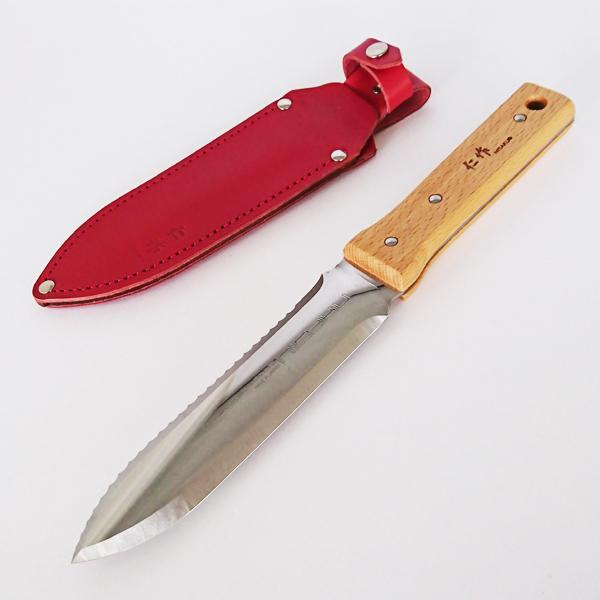 ステンレス製 レジャーナイフ　フルタング（園芸用ナイフ） 仁作 nisaku 送料無料 | 