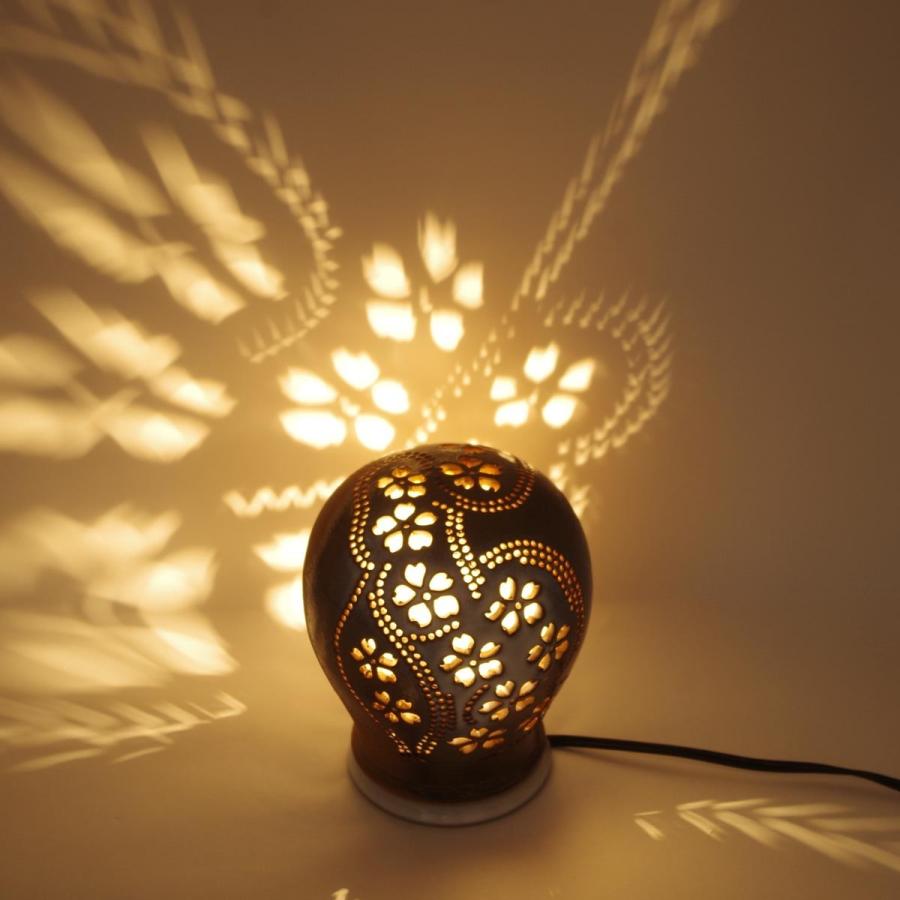 備前焼】照明スタンド 照明傘 桜