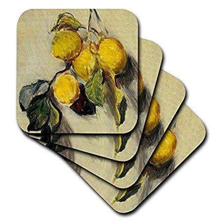 【特別訳あり特価】 (set-of-4-Soft) - 3dRose cst_179198_1 Branch of Lemons Claude Monet Paintin並行輸入品 コースター 【特別訳あり特価】 (set-of-4-Soft) - 3dRose cst_179198_1 Branch of Lemons Claude Monet Paintin並行輸入品 コースター
