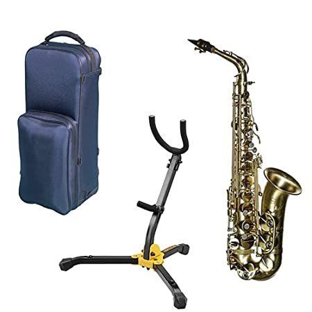 特売 Virtuoso Series Professional Matte Alto Saxophone Deluxe w/Hercules Sax Sta並行輸入品 サックススタンド