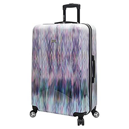 Steve Madden 28 Inch Checked Luggage Collection Scratch Resistant Abs 並行輸入品 最新アイテム
