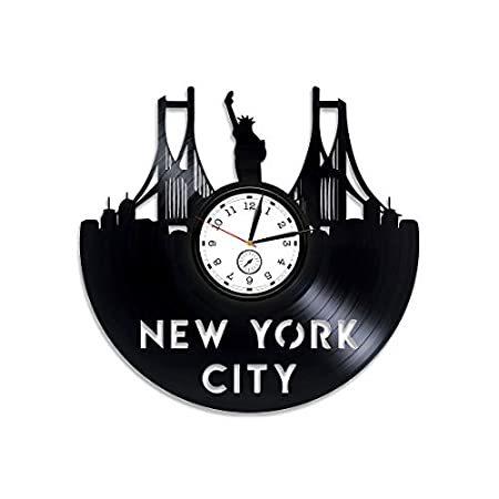 大人気定番商品 Vinyl York New Modern Clock Wall York New Kovides Clock 並行輸入品 Gift Xmas York New 掛け時計、壁掛け時計