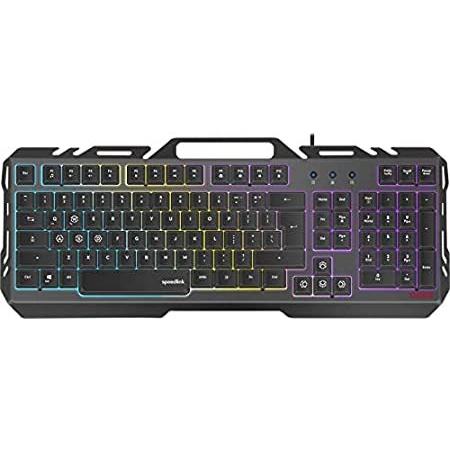 【50％OFF】 RGB with Keyboard Gaming Metal ORIOS Speedlink LED Anti-Ghosting,並行輸入品 Lighting, キーボード