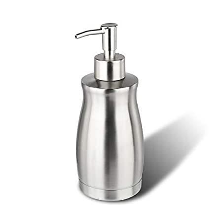 ハンドソープディスペンサー Glubee 詰め替えボトル 304 ステンレス おしゃれ ディスペンサー Agaru 詰め替えボトル ディスペンサー キ並行輸入品 Agaruのハンドソープディスペンサー バスルーム シャンプー ボトル 食器用洗剤 B0xr4z91