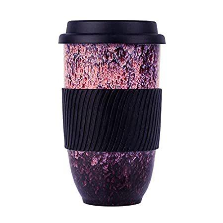 UNIVERSAL TRAVELLER セラミックコーヒートラベルマグ シリコン蓋とスリーブ付き 16オンス (470ml) L 環境に優しい。 ポー並行輸入品 落し蓋 UNIVERSAL TRAVELLER セラミックコーヒートラベルマグ シリコン蓋とスリーブ付き 16オンス (470ml) L 環境に優しい。 ポー並行輸入品 落し蓋