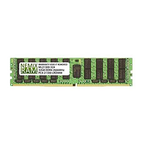 何でも揃う Nemix Ram 32GB Memory for ProLiant XL260a G9 Server DDR4 2666MHz PC4-21300 並行輸入品 メモリー