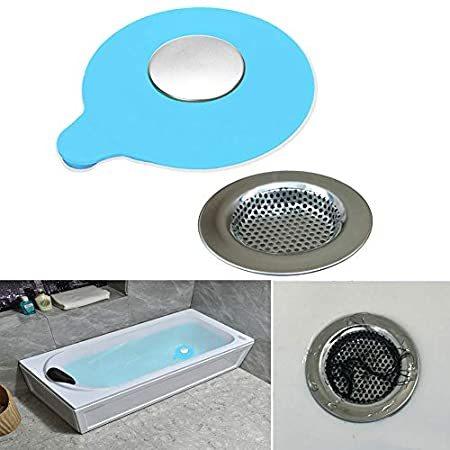 売れ筋 Seatery バスタブストッパー ヘアキャッチャーキット 浴槽排水口ストレーナー 浴槽ストッパープラグカバー シンクフィルター シリコン排水ストッパ並行輸入品 好評 Turningheadskennel Com
