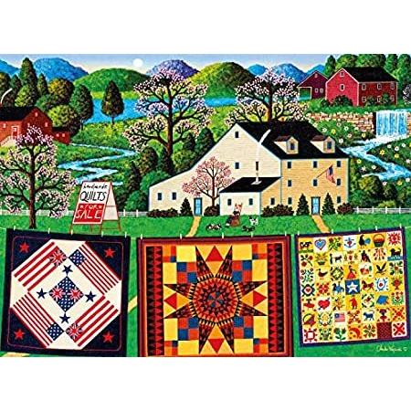 Buffalo Games - Charles Wysocki - The Quiltmaker Lady - 1000 Piece Jigsaw P並行輸入品 パズル