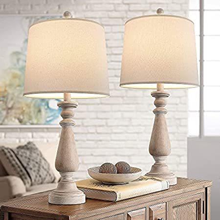 から厳選した 2 of Set Lamp Table Century Mid 24.5'' PORTRES for Li並行輸入品 Farmhouse Room Living ペンダントライト