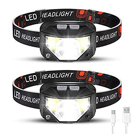 お気に入りの Headlamp Rechargeable 2 Flashli並行輸入品 Adults, for lamps Head Headlamp, LED Packs, その他ライト、ランタン