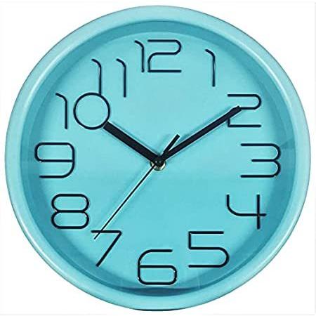 超特価激安 10" Classic Wall (Aqua)並行輸入品 Design Vivid Decoration Home Clock 掛け時計、壁掛け時計