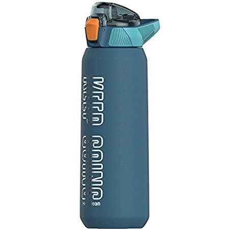 Xusebiu 27oz Insulated Water Bottle Thermos Drink Bottle with Straw for Spo並行輸入品