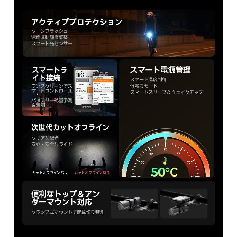 iGPSPORT アイジーピースポーツ VS1200S フロントライト : AVANT GARDE