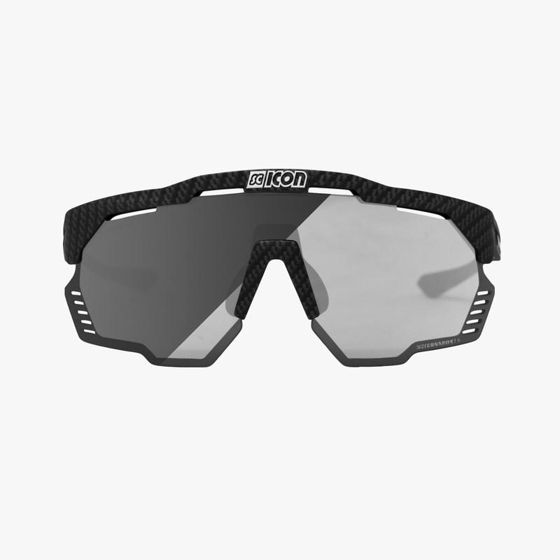 SCICON SPORTS シーコン AEROSHADE KUNKEN エアロシェード クンケン CARBON LOOK/Photocromic Silver_1