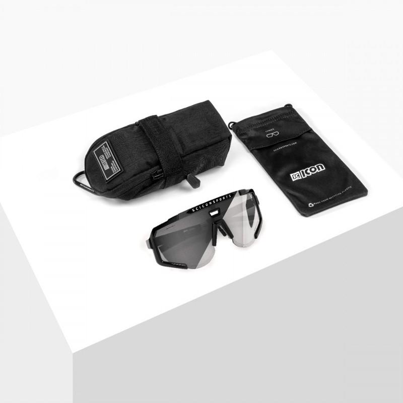 SCICON SPORTS シーコン AEROSCOPE エアロスコープ Black Gloss/Photocromic Silver_4