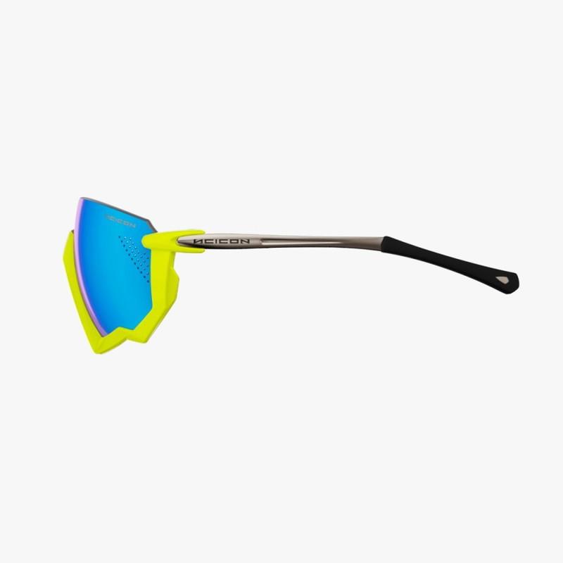SCICON SPORTS シーコン AEROJET TITANIUM FRAME:YELLOW FLUO LENS:Multimirror Blue_1