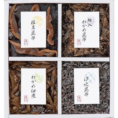 廣川昆布 御昆布 4品佃煮詰合せ（KB-15） 200-42 お中元 出産内祝 結婚内祝 快気祝い 香典返し お供え（Yahoo!・ギフトハウス AGコンシェル）