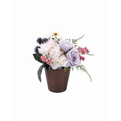 SC触媒加工 アーティフィシャルフラワー供花 和み パープル 25-bukka
