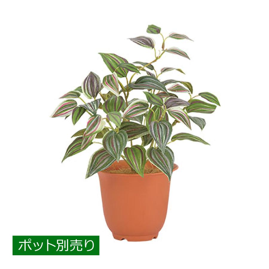 トラディスカンチャブッシュ(パープル/グリーン) LEB-8239-PU-GR／フェイクグリーン 人工観葉植物 リアル