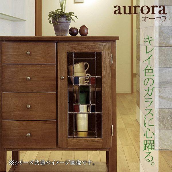 ステンドグラスの電話台・キャビネット