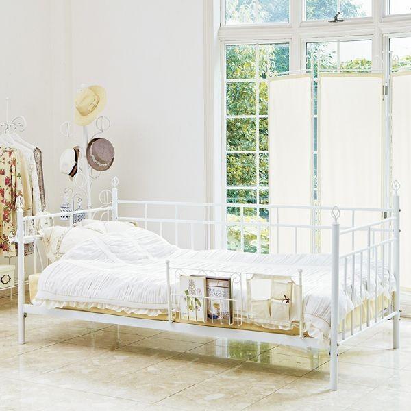 ベッドガード おしゃれ 布団のズレ落ちを防止 デルソル ホワイト Del Sol オンライン限定商品 Ds Bg40 オシャレ 白 新生活 お洒落 送料無料