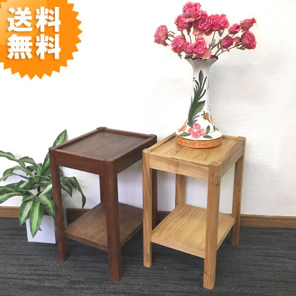 メーカー公式ショップ ニレ材 奥行き50cm 幅30cm オイル塗装 完成品 おしゃれ サイドテーブル 花台 サイドテーブル ナイトテーブル オイル塗装 チュラル ブラウン Nt510 天然木 木目 木製 北欧 新生活 Nt 510 Ageおすすめ 送料無料 ナイトテーブル 花瓶 フラワー