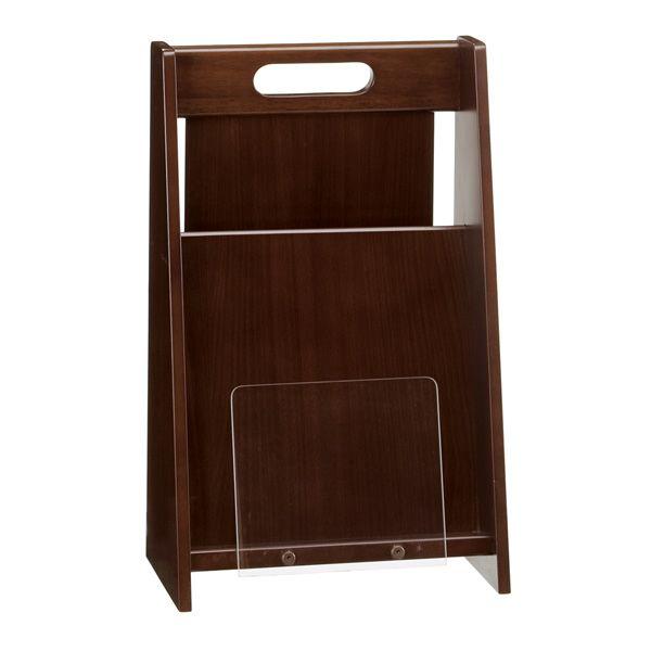 マガジンラック　おしゃれ　マガジンスタンド　 本立て　パンフレットラック　シェルト0502BR　お洒落 SHERTO 送料無料 新生活 マガジンラック 雑誌 収納 パンフレットケース パンフレット ブック