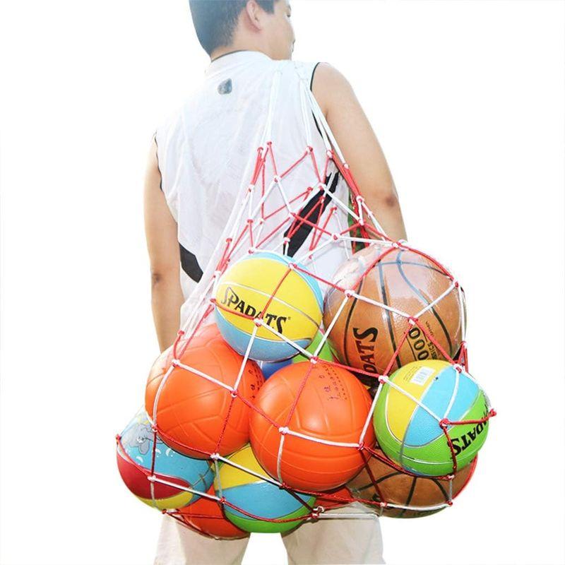 ボールネット サッカー ボールバッグ サッカーボール ボールケース バレーボール バスケットボール 網袋 ボール 収納 バッグ ネット 通気｜ageha-shop｜04