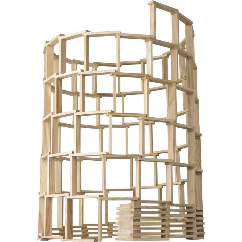 木製ブロック CitiBlocs シティブロックス ナチュラルカラーセット300ピース 並行輸入品｜ageha-shop｜06