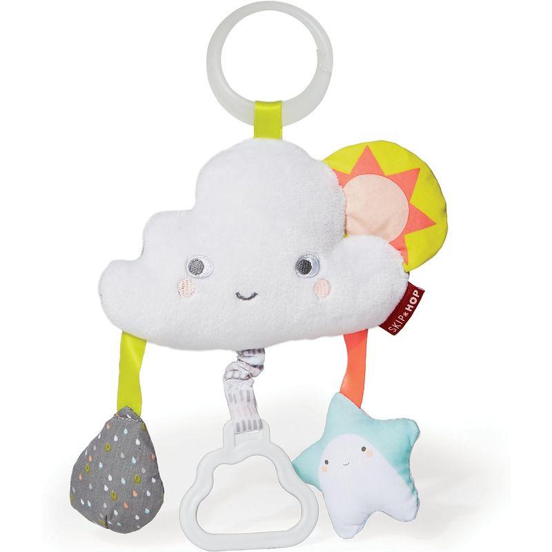 Skip Hop Silver Lining Cloud Jitter Stroller Toy, Multi｜ageha-shop｜06