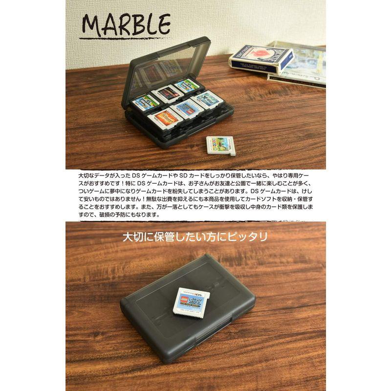 MARBLE メモリーカードケース DS / 3DS / SDカード/microSDカード に対応 (ブラック)｜ageha-shop｜05