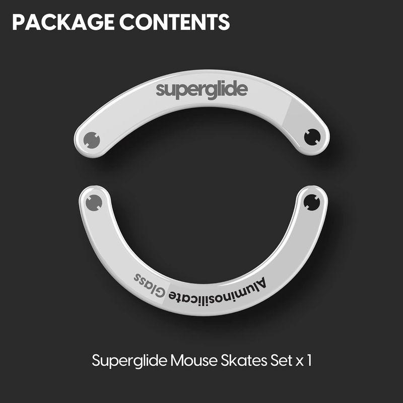 Superglide マウスソール for Logicool G703 / G603 / G403 マウスフィート 強化ガラス素材 ラウンド｜ageha-shop｜04