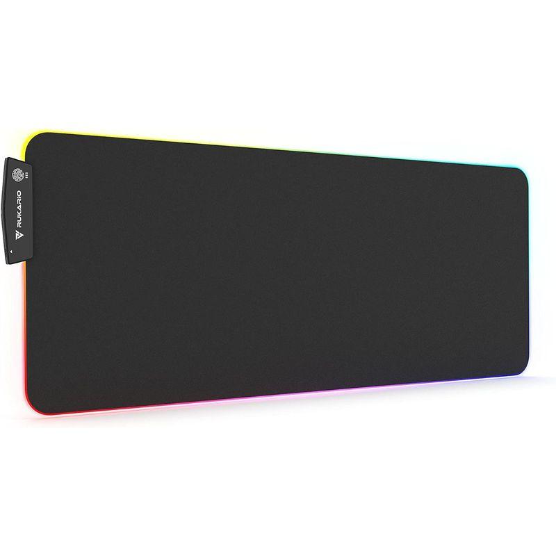 Rukario (ルカリオ) ブラック RGB ゲーム用マウスパッド | 15種類の照明モード | ソフトで滑らかなマイクロファイバー |｜ageha-shop｜05