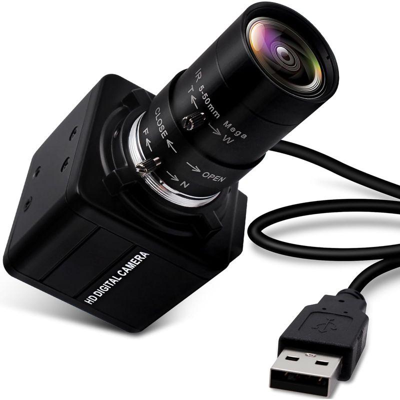 純正入荷 4K USBカメラ ELP ウェブカメラ 2160p 30fps 5-50mm 10X バリフォーカルフォーカス PCカメラ コンピュータ用
