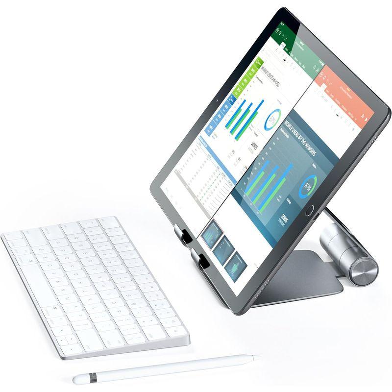 Satechi R1 アルミニウム マルチアングル タブレットスタンド (iPad, iPhone, Galaxy など4-13インチのデバ｜ageha-shop｜08