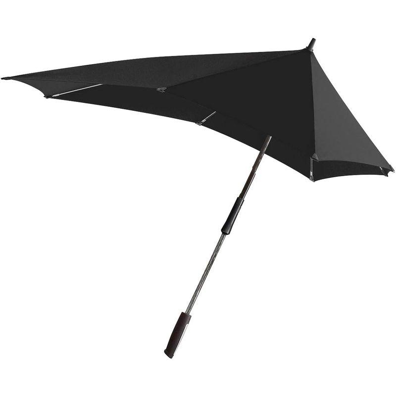 まもなく販売 Senz センズ XXL 耐風傘 傘 雨具 雨傘 日傘 パラソル ゴルフ 晴雨兼用傘 紫外線 UVカット (ピュアブラック)