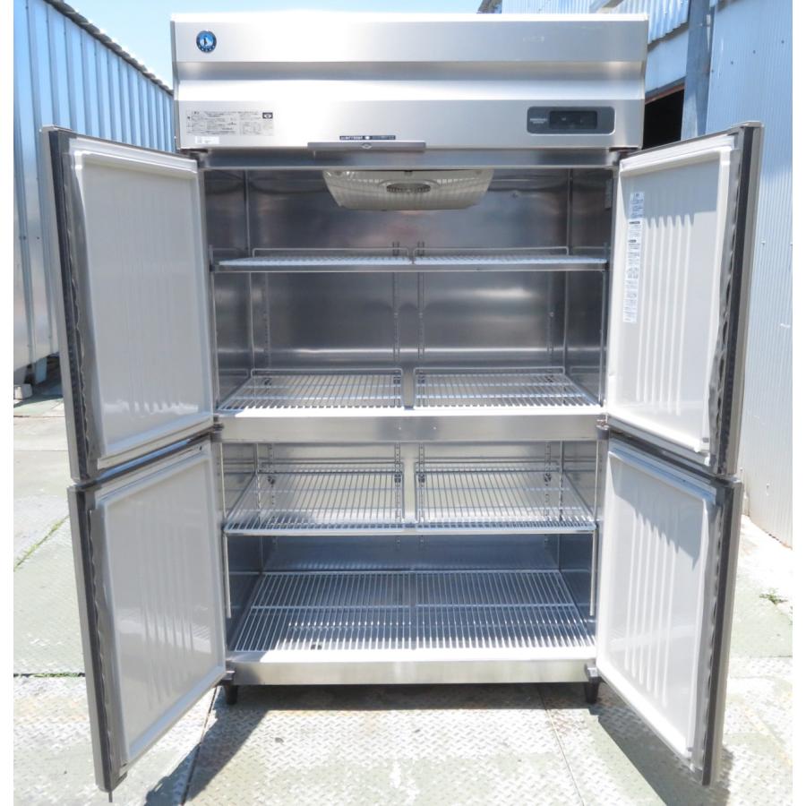 【保証付】18年製 ホシザキ 業務用縦型4ドア冷蔵庫 HR-120A3-ML 三相200V 幅1200×奥800×高1900 MT2506171142の画像